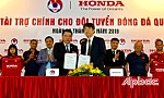 Honda Việt Nam trở thành nhà tài trợ chính bóng đá Việt Nam