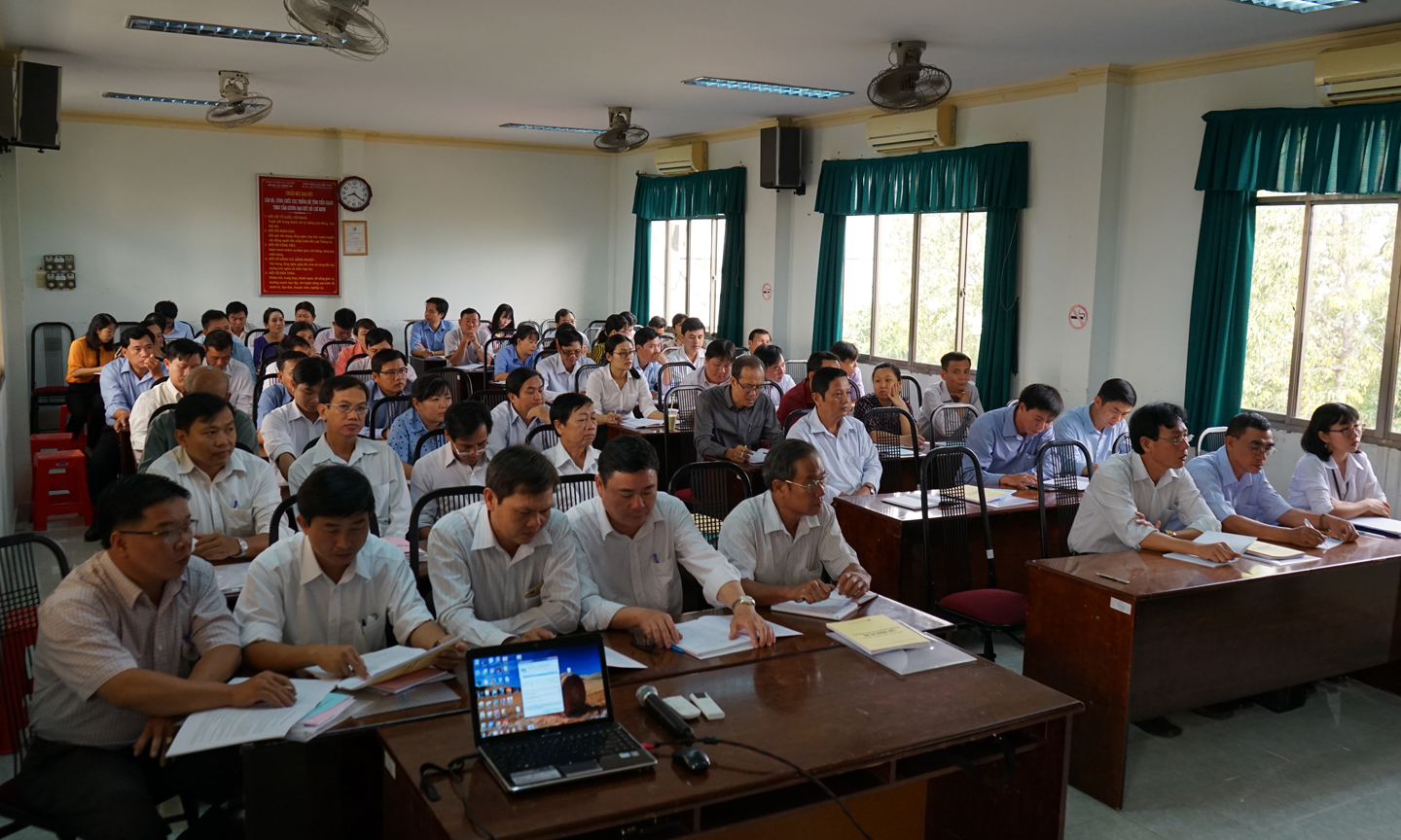 BCĐ tỉnh tổ chức Hội nghị tập huấn công tác quản lý và lập Bảng kê Tổng điều tra vào tháng 11-2018.