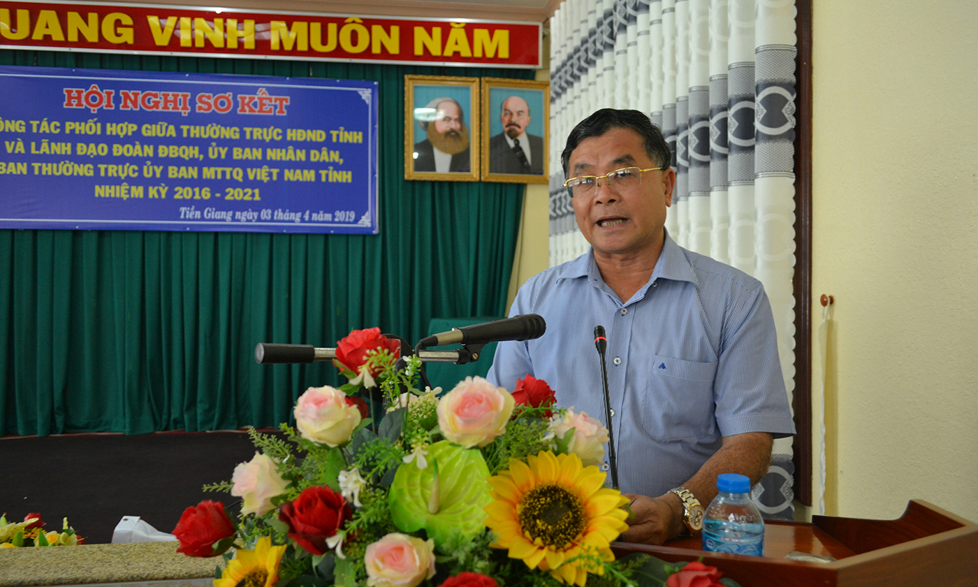 đồng chí Phạm Văn Bảy, Phó Chủ tịch HĐND tỉnh 