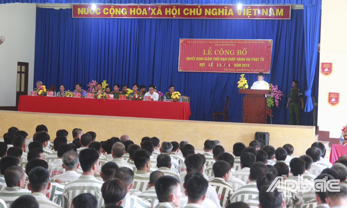 Quang cảnh buổi lễ.
