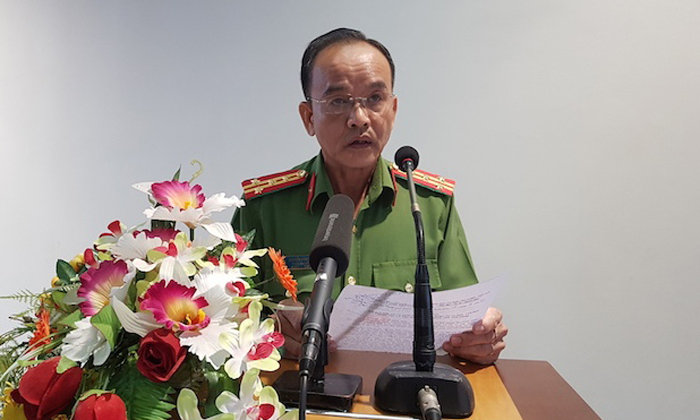 Đại tá Nguyễn Văn Tảo, Phó Giám đốc Công an tỉnh Tiền Giang