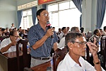 Người dân xã Bình Đức phản ánh tình trạng ô nhiễm môi trường