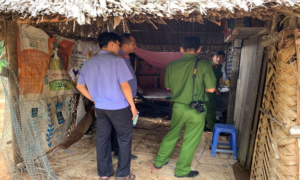 Hiện trường nơi Duy thực hiện hành vi giao cấu với N.