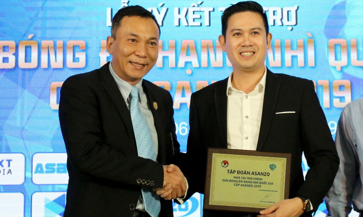 Sự hợp tác của nhà tài trợ Asanzo đã mang đến những nét mới tích cực cho giải hạng nhì QG- Cúp Asanzo 2019