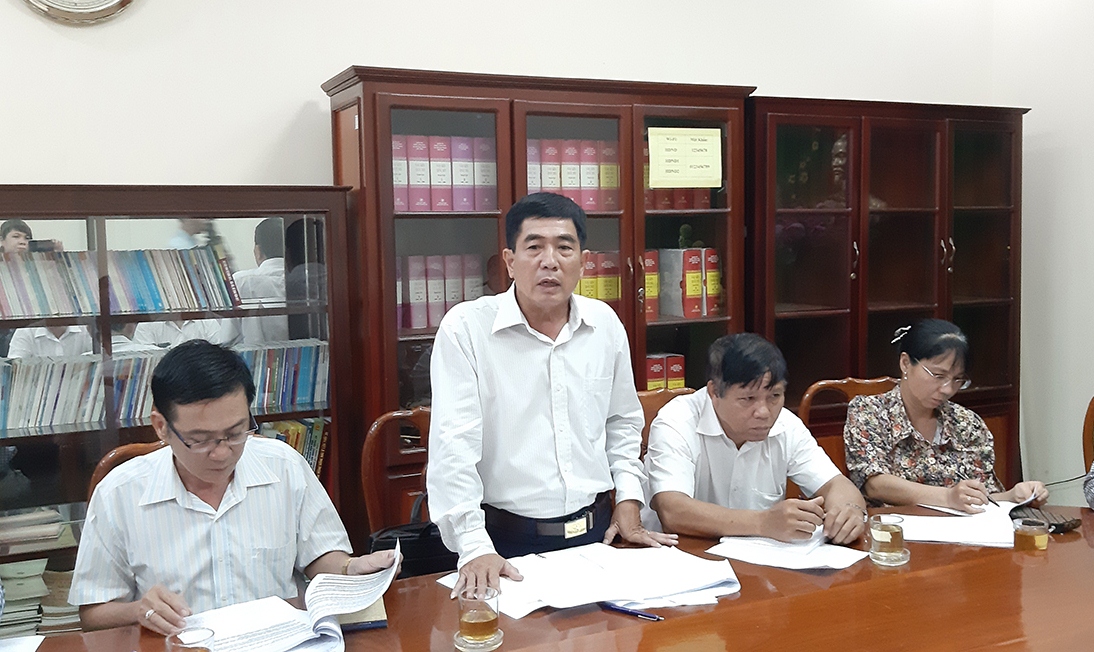 Đại biểu phát biểu tại hội nghị