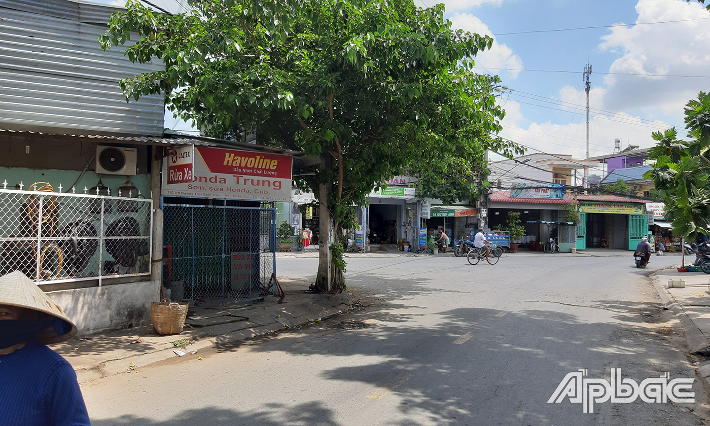 Hiện trường vụ cướp.