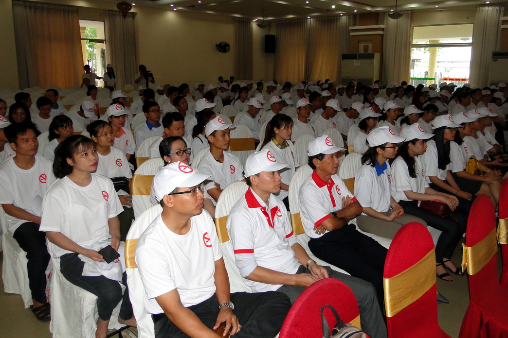 Đoàn viên, thanh niên tham gia mít tinh