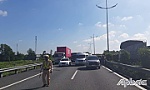 7 ô tô tông liên hoàn trên cao tốc TP. Hồ Chí Minh-Trung Lương