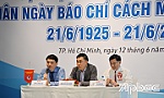 Lãnh đạo VFF-VPF gặp gỡ các nhà báo thể thao nhân dịp 21-6