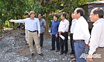 Khảo sát thực tế xây dựng cầu Vàm Cái Thia ở huyện Cái Bè