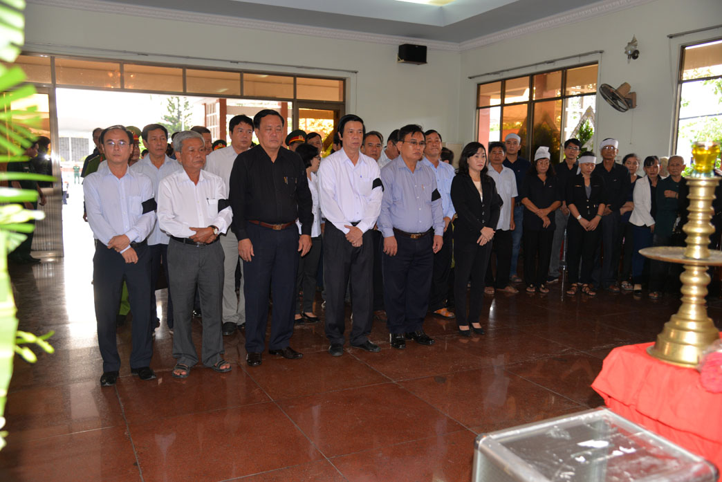 Ban tổ chức tang lễ Trung tướng Nguyễn Văn Thạnh do Bí thư Tỉnh ủy Nguyễn Văn Danh làm trưởng ban