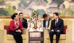 Chủ tịch Quốc hội tiếp Bí thư Thành ủy thành phố Tô Châu