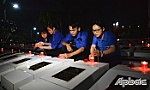 Thắp nến tri ân tại Nghĩa trang Liệt sĩ tỉnh Tiền Giang