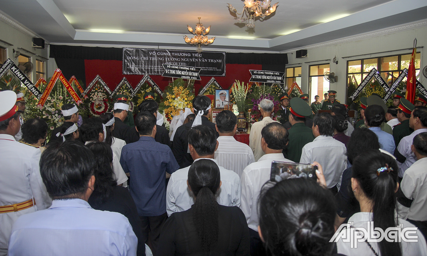 Quang cảnh buổi Lễ truy điệu.