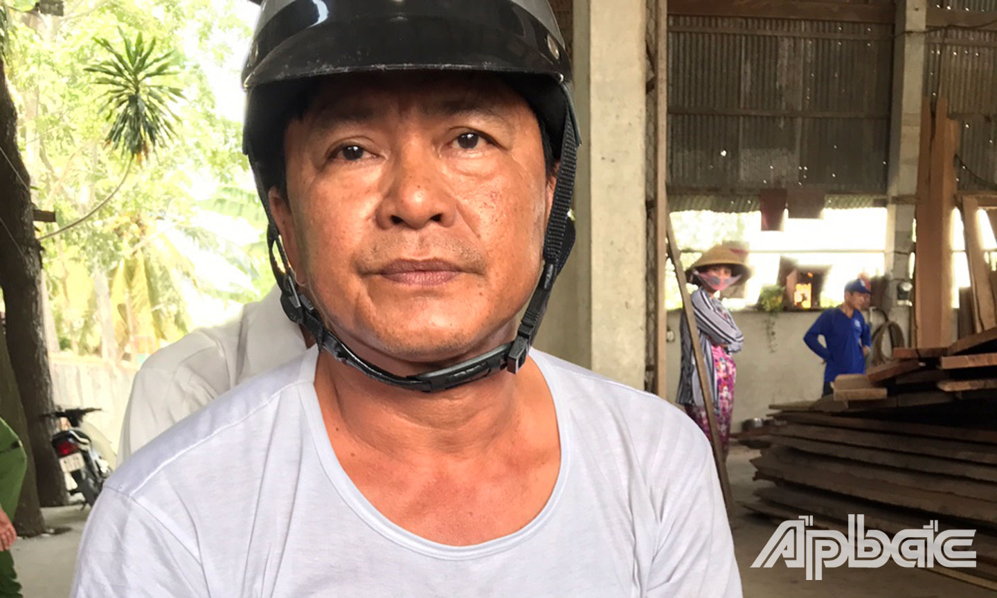 Đối tượng Vinh bị bắt giữ.