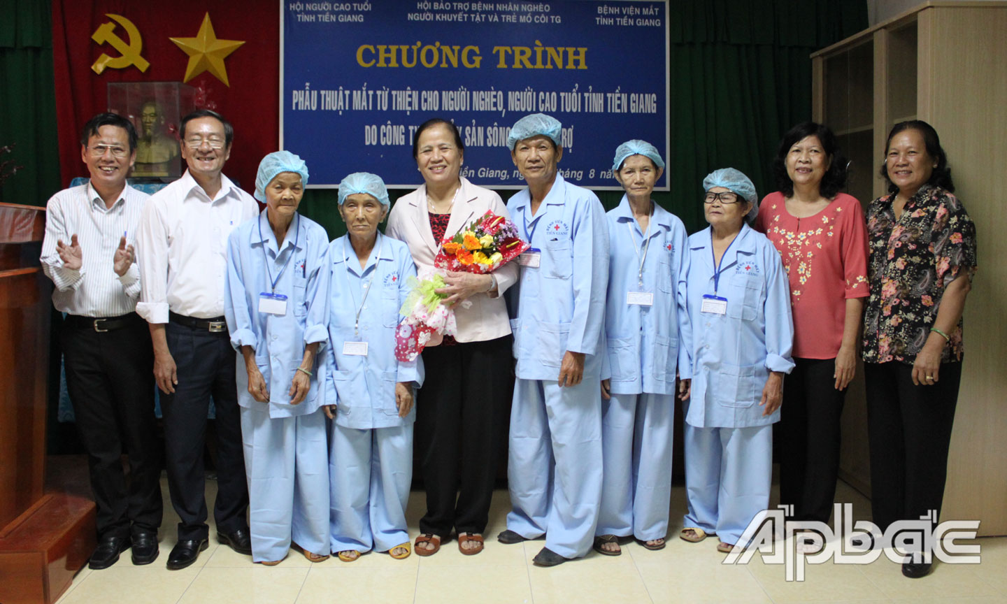 Hội Bảo trợ tỉnh vận động hỗ trợ phẫu thuật mắt cho bệnh nhân nghèo. 