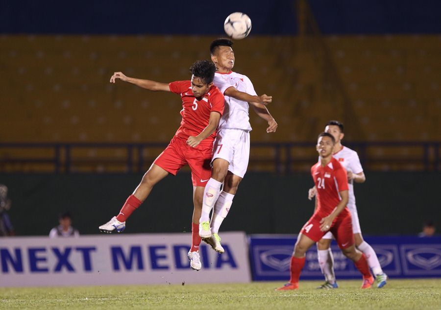 Lối chơi của U18 Việt Nam đã có sự gắn kết. Ảnh: Vietnamnet.vn