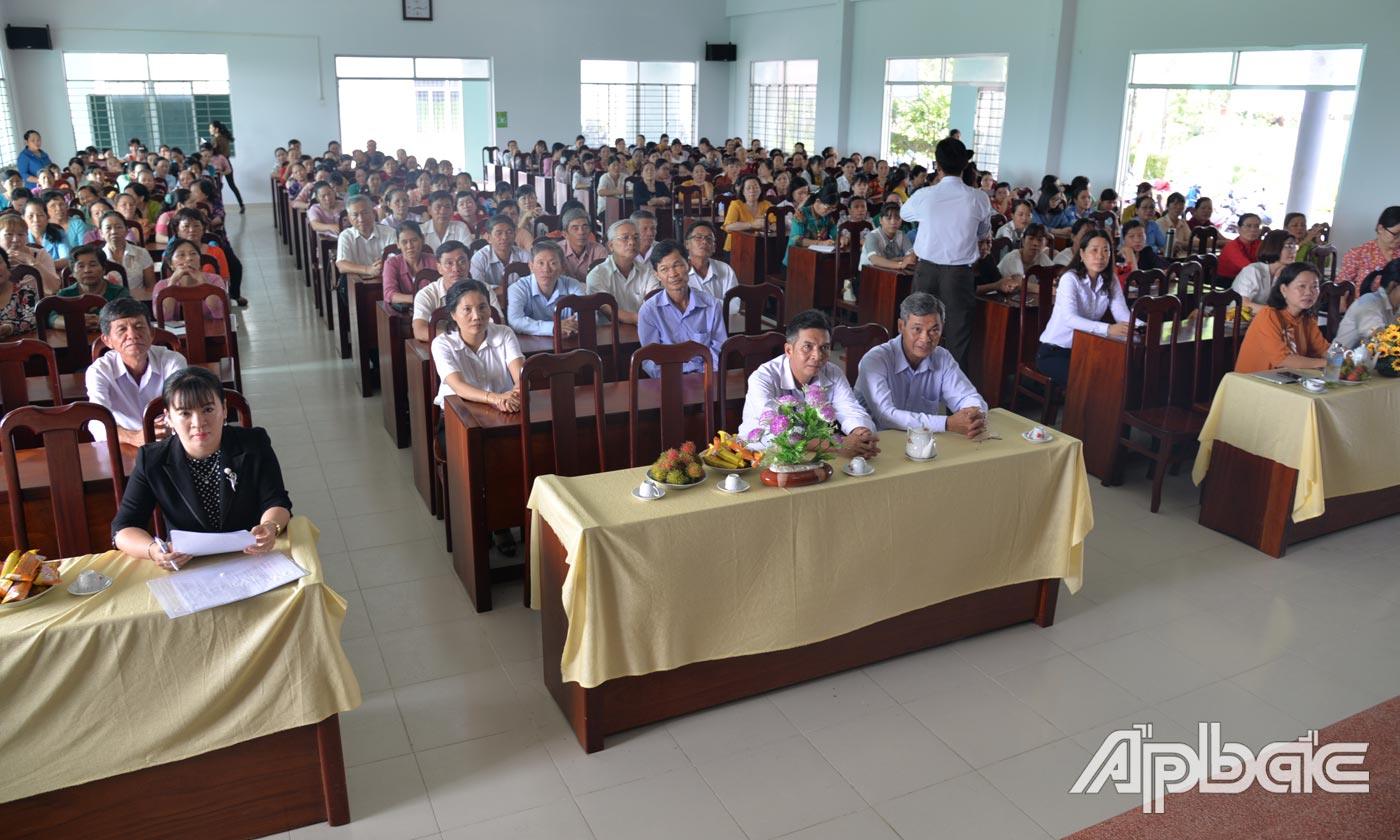 Quang cảnh buổi truyền thông