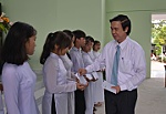 Bí thư Tỉnh ủy dự Lễ khai giảng Trường THPT Vĩnh Kim
