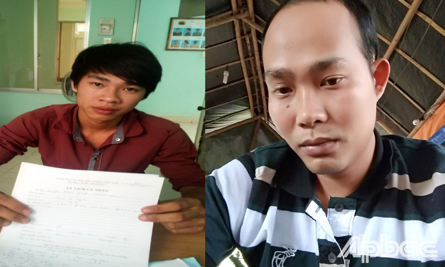 2 đối tượng bị bắt tại cơ quan Công an.