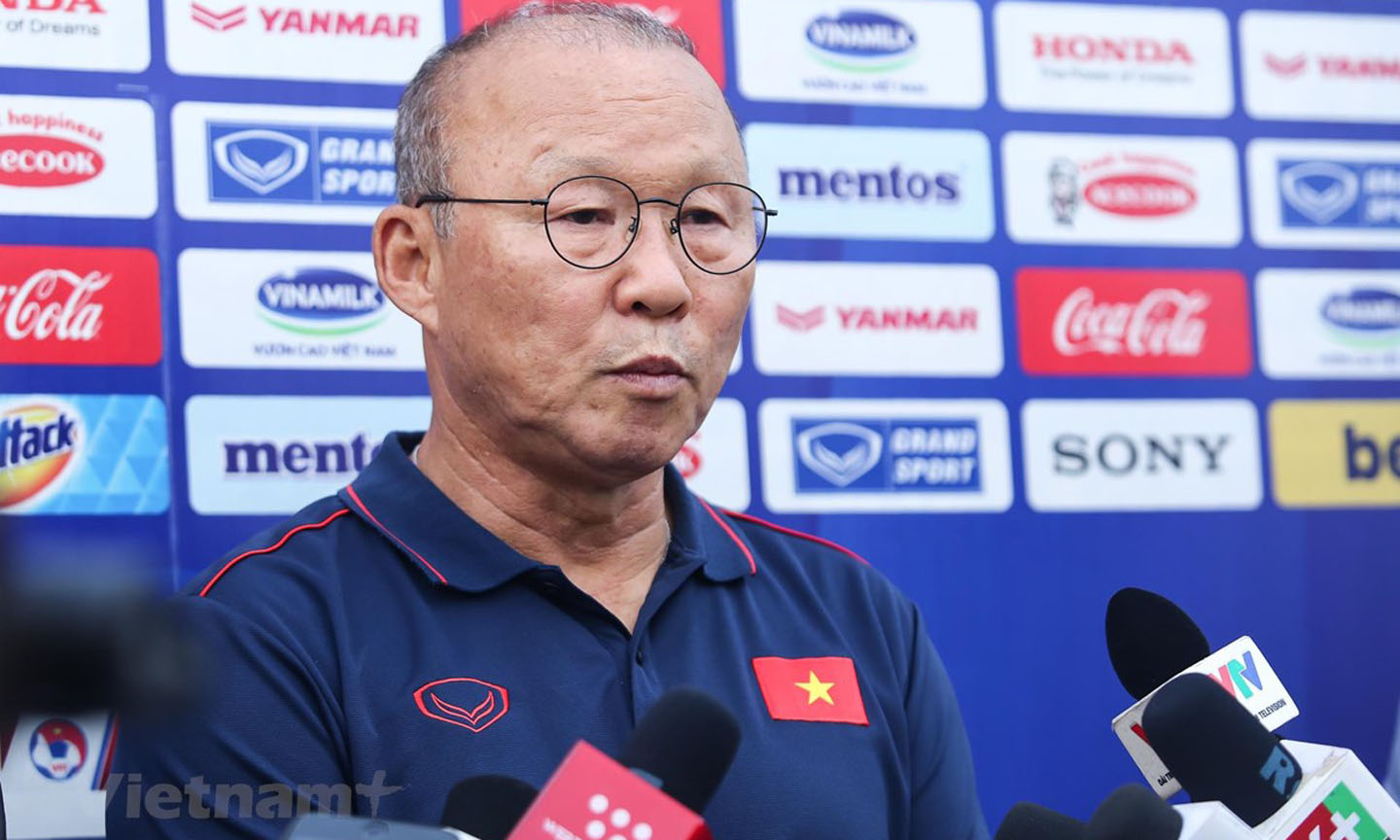 HLV Park Hang-seo không cho rằng U23 Việt Nam có bảng đấu dễ dàng tại vòng chung kết U23 châu Á 2020 tại Thái Lan. (Ảnh: Nguyên An)