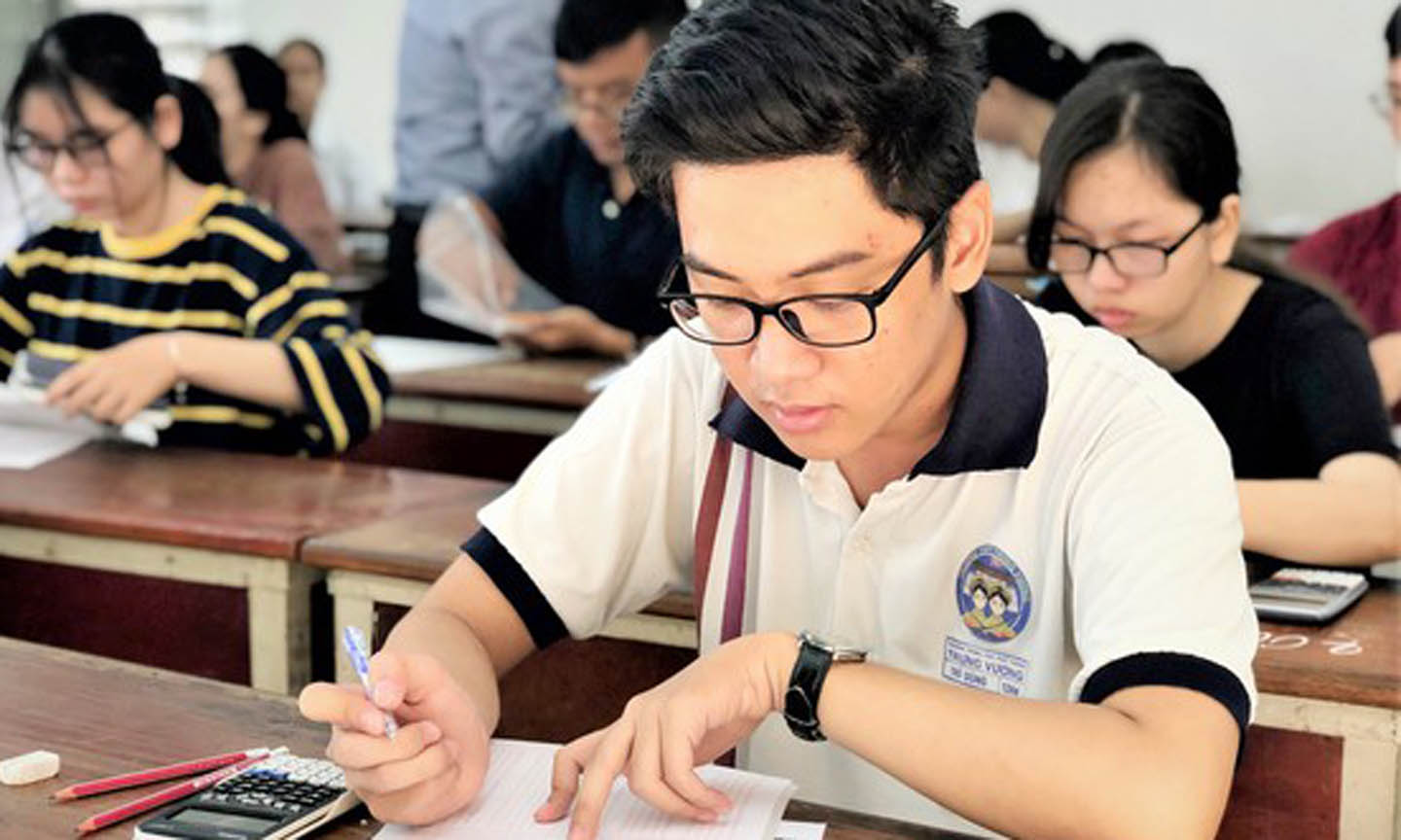 Thí sinh dự kỳ thi đánh giá năng lực năm 2019 do Đại học Quốc gia TPHCM tổ chức