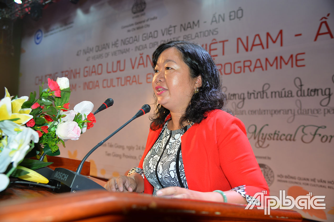 Cựu học viên ITEC phát biểu