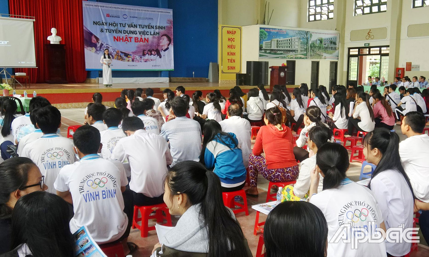  Tư vấn tuyển sinh và tuyển dụng việc làm Nhật Bản tại huyện Gò Công Tây.