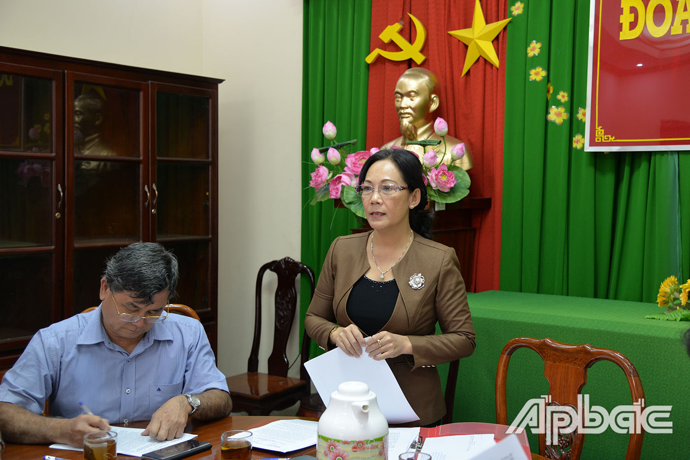 đồng chí Nguyễn Thị Sáng 