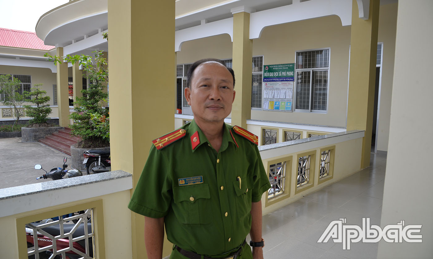 Phó Trưởng Công an huyện Châu Thành Nguyễn Chí Kiến