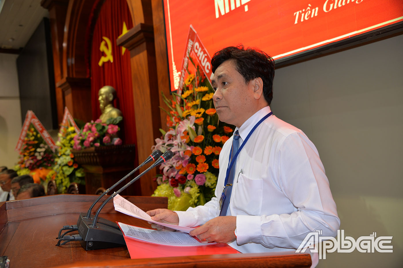Đại biểu phát biểu tại hội nghị