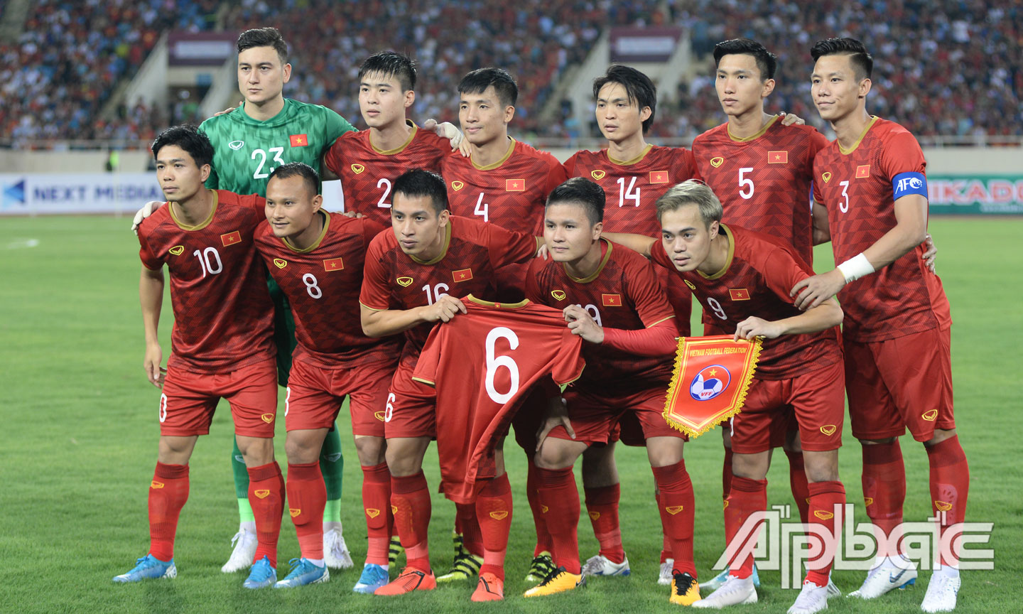 Việt Nam tiếp tục thăng tiến trên bảng xếp hạng FIFA. Ảnh: Tuấn Lâm