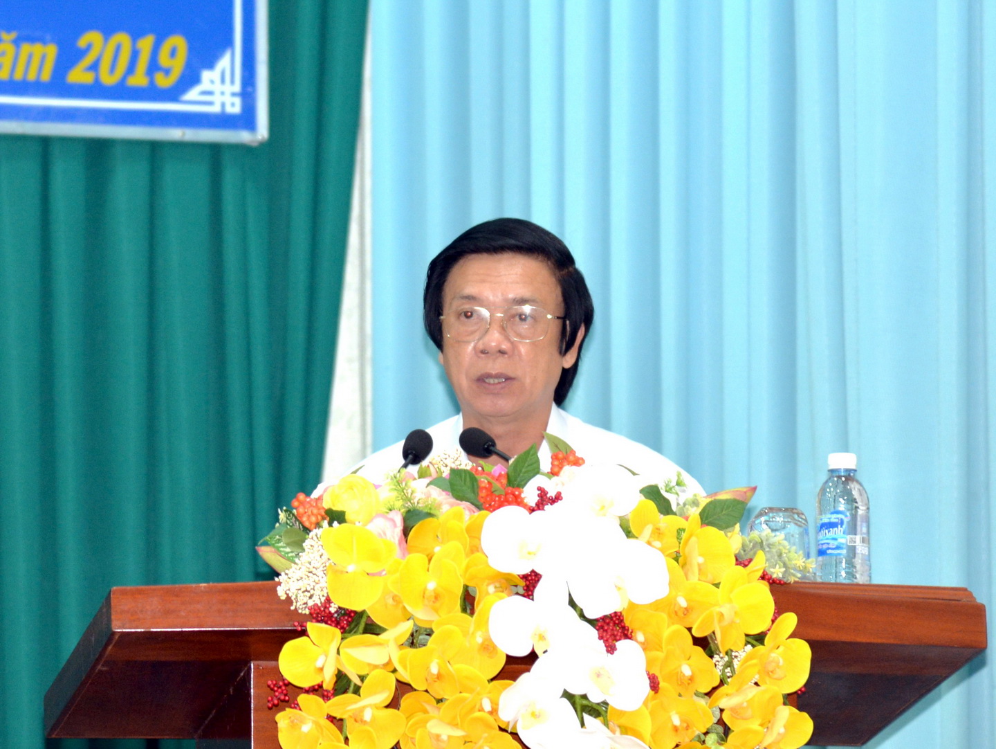 Bí thư Tỉnh ủy Nguyễn Văn Danh phát biểu kết luận hội nghị