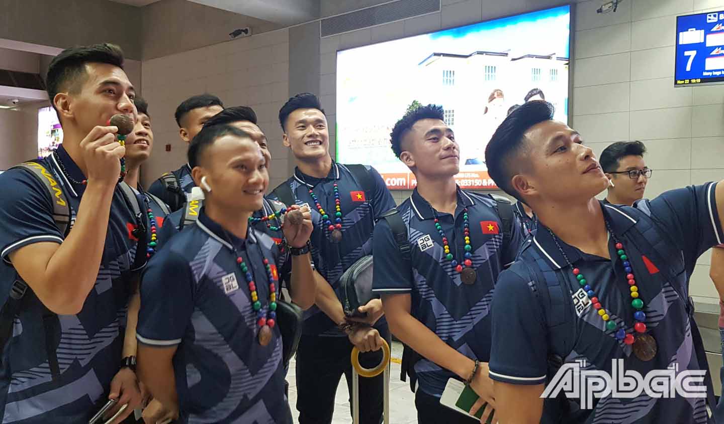 Đội tuyển U22 Việt Nam với mục tiêu HCV môn bóng đá tai kỳ SEA Games 30. Ảnh: Đoàn Nhật