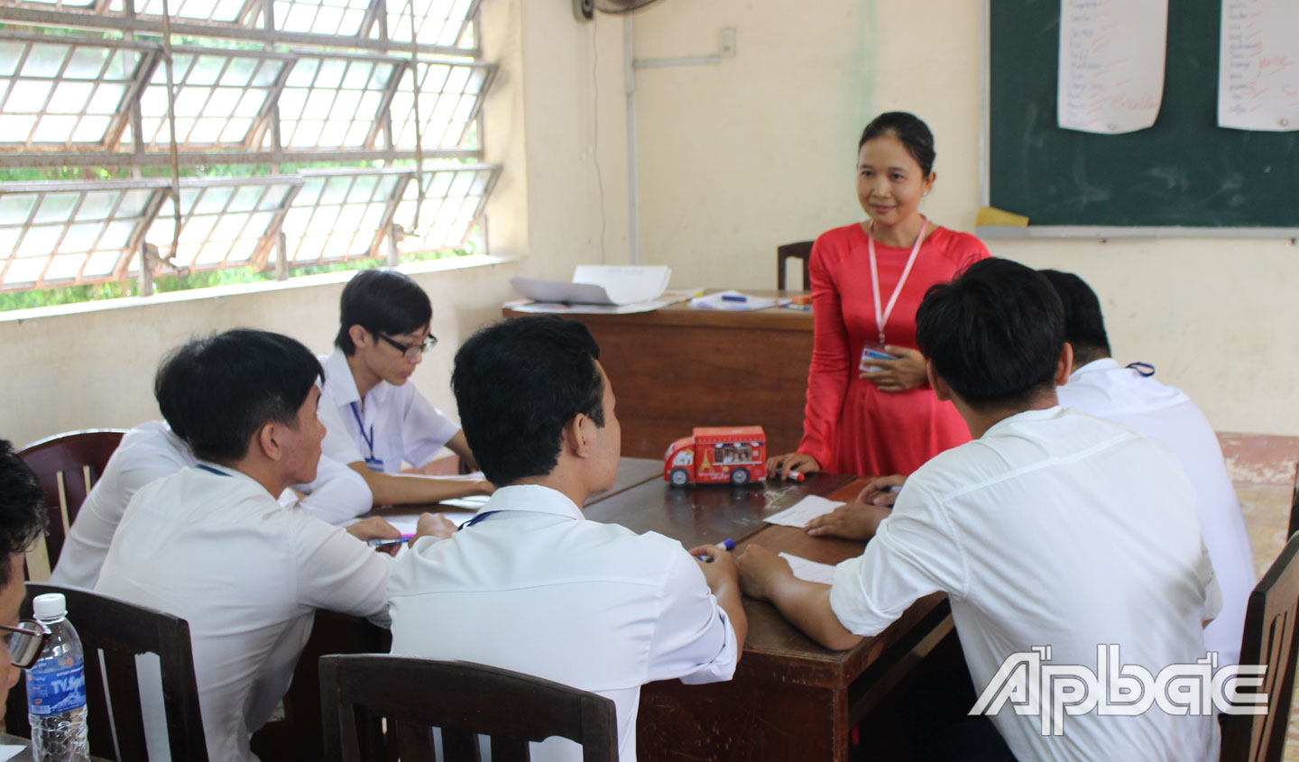  Các trường học trên địa bàn tỉnh đang đẩy mạnh thực hiện quản trị trường học.