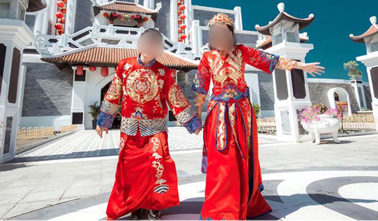 Xu hướng chụp ảnh cưới theo phong cách cổ trang Trung Quốc đang thịnh hành trong giới trẻ