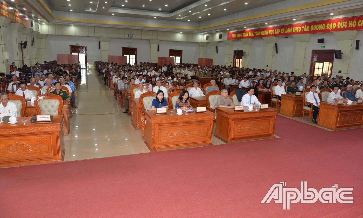 Quang cảnh buổi lễ kỷ niệm.