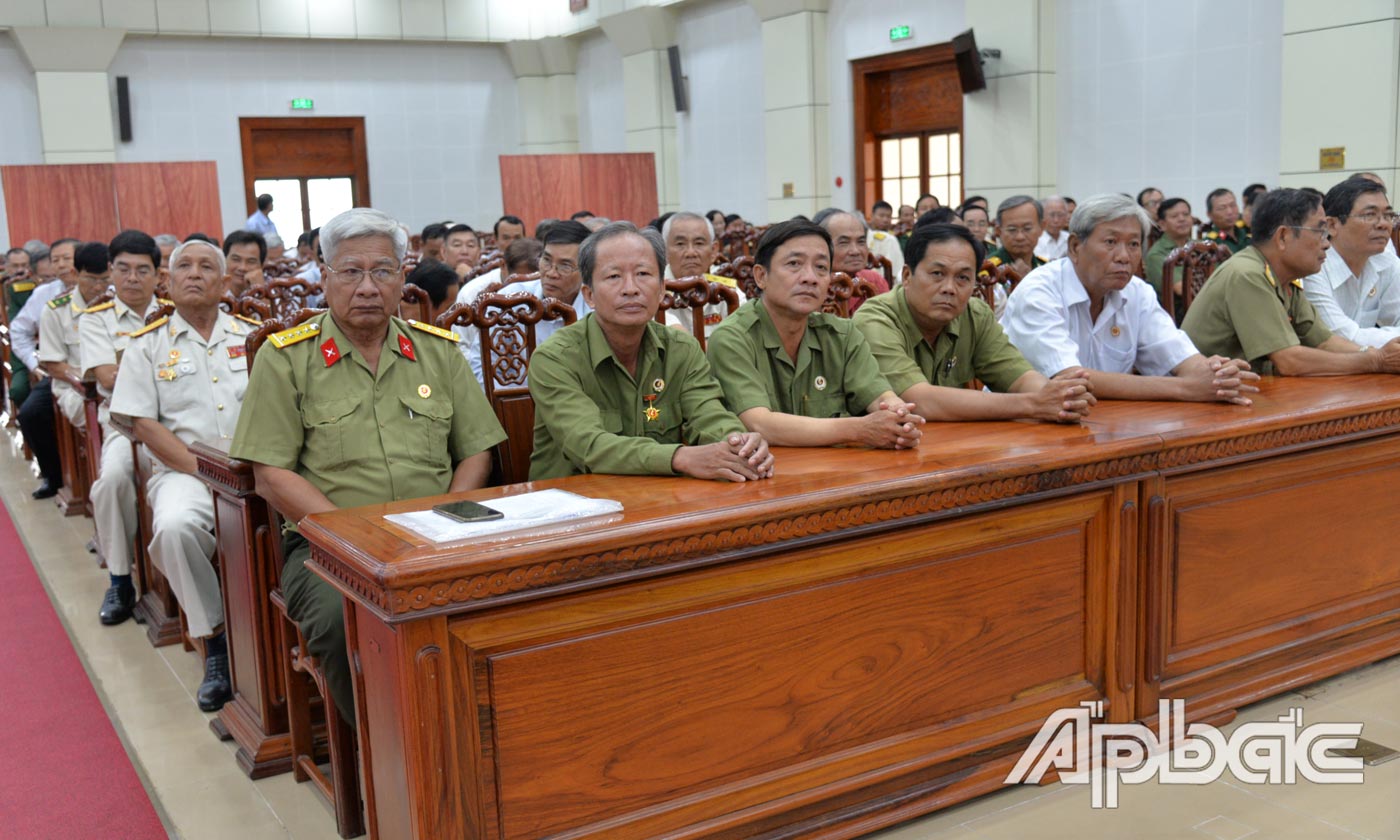 Đại biểu CCB tham dự Lễ kỷ niệm.