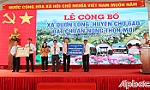 Quơn Long ra mắt xã đạt chuẩn nông thôn mới