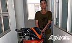 Trộm xe máy chưa kịp tiêu thụ thì bị bắt