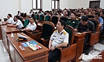 Báo Ấp Bắc tham gia đoàn thăm, chúc tết quân và dân huyện đảo Trường Sa