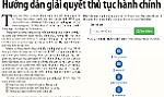 Hướng dẫn giải quyết thủ tục hành chính