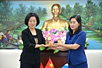 Trưởng Ban Tuyên giáo Tỉnh ủy tiếp Đoàn đại biểu Nhân dân nhật báo