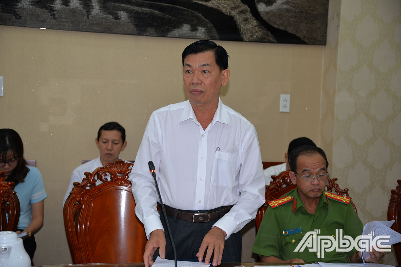 Lãnh đạo ngành Nông nghiệp và Phát triển Nông thôn phát biểu về tiến độ chi hỗ trợ 
