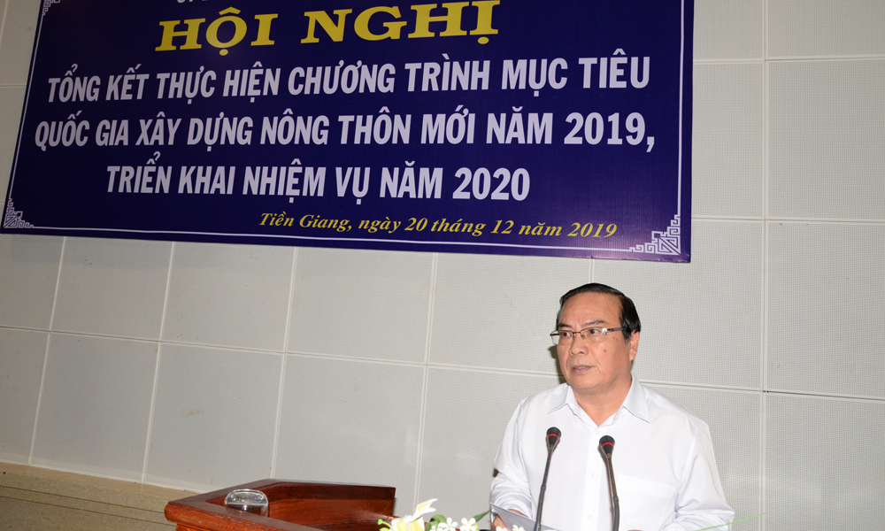 Đồng chí Phạm Anh Tuấn phát biểu tại hội nghị.