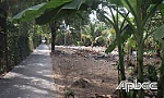 Bãi rác tự phát gây ô nhiễm đã được dọn sạch sẽ