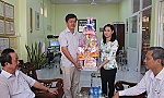 Đồng chí Châu Thị Mỹ Phương thăm, chúc tết doanh nghiệp tại huyện Chợ Gạo