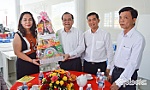 Chúc tết các doanh nghiệp, hợp tác xã huyện Gò Công Tây