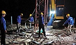 Đón tết trên công trường đường cao tốc Trung Lương - Mỹ Thuận
