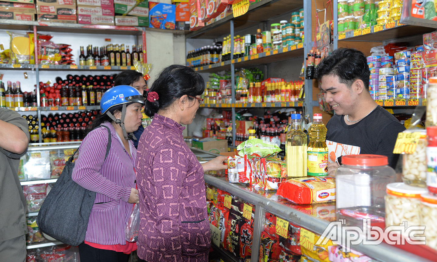  HTX Thương mại - Dịch vụ Phường 1 - TP. Mỹ Tho chuẩn bị nguồn hàng dồi dào phục vụ Tết Nguyên đán Canh Tý 2020.